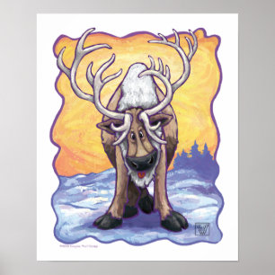 Poster Cadeaux et Accessoires de Renne