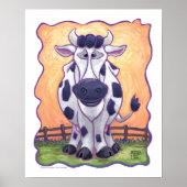 Poster Cadeaux et accessoires de vache (Devant)