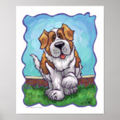 Poster Cadeaux et accessoires St. Bernard (Devant)