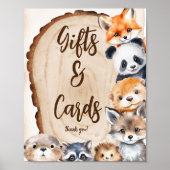 Poster Cadeaux et cartes Symbole Baby shower (Devant)