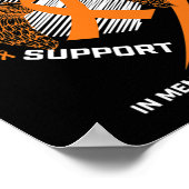 Poster Cadeaux Femmes Hommes Enfants En Mémoire De Mon Pè (Coin)