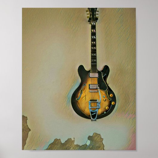 Poster Cadeaux guitaristes (Devant)