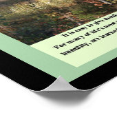 Poster Cadeaux Inspirationnels Courage tranquille (Coin)