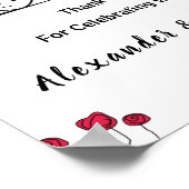 Poster Cadeaux Love Bird Mariage Enterrement de vie de je (Coin)