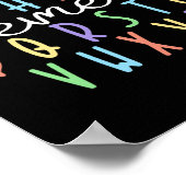 Poster Cadeaux mignons pour professeur de maternelle Abc (Coin)