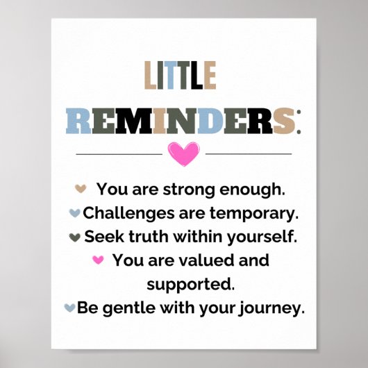 Poster Cadeaux Motivationnels Inspirationnels Petits Rapp (Devant)