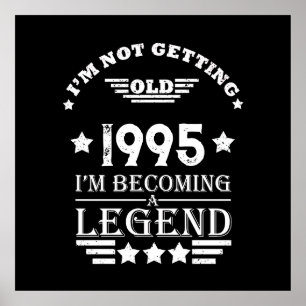 Poster Cadeaux personnalisés vintages de 30e anniversaire