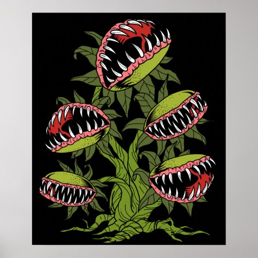 Poster Cadeaux Plantes carnivores Monster Vénus Piège Vol (Devant)