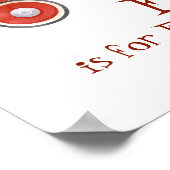 Poster Cadeaux pour bébé garçon avec singe en chaussette  (Coin)