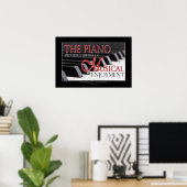 Poster Cadeaux pour étudiants en piano - Piano (Bureau à domicile)