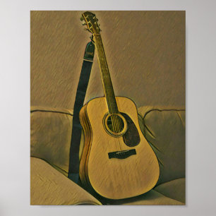 Poster Cadeaux pour guitaristes