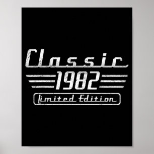 Poster Cadeaux pour hommes de 45 ans clic voiture vintage