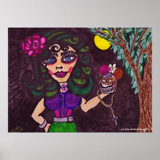 Poster "Cadeaux pour la lune" (Devant)