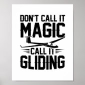 Poster Cadeaux pour les pilotes de planeurs (Devant)