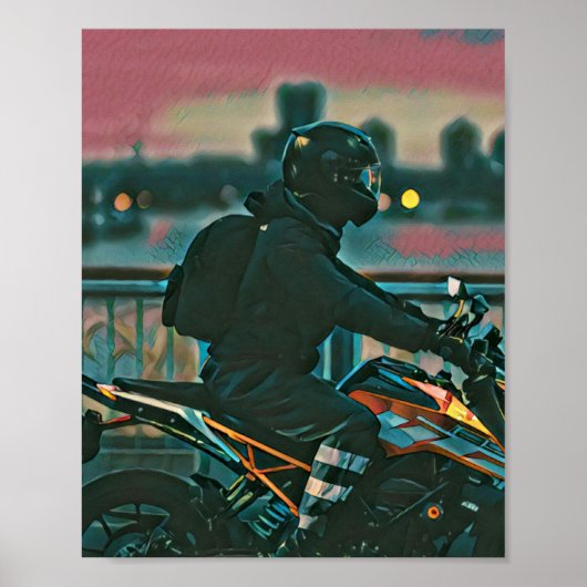 Poster Cadeaux pour motards (Devant)