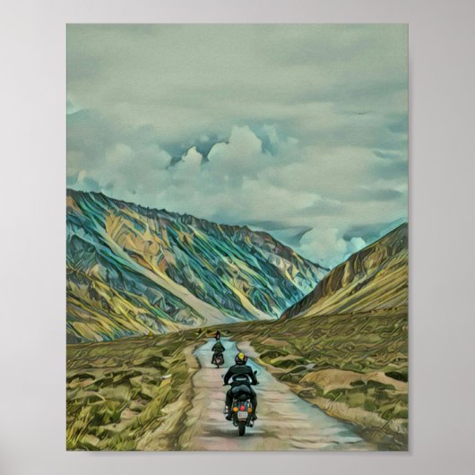 Poster Cadeaux pour motocycliste (Devant)