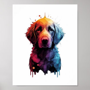 Poster Cadeaux pour qui aime pour les chiens T-shirt clas