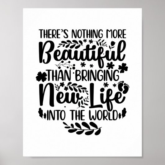 Poster Cadeaux pour sages-femmes | Infirmière de maternit (Devant)