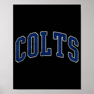 Poster Cadeaux Rétro Vintage Nom Colts Hommes Femmes Garç