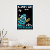 Poster Cadeaux Robot Pour Anniversaire Ou Carré Mariage (Cuisine)