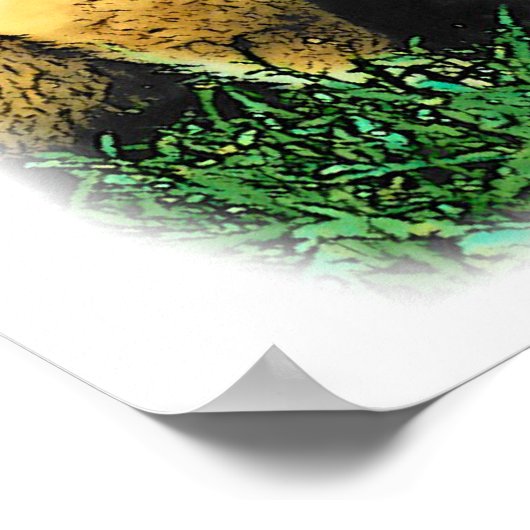 Poster Cadeaux Sable Collie (Coin)