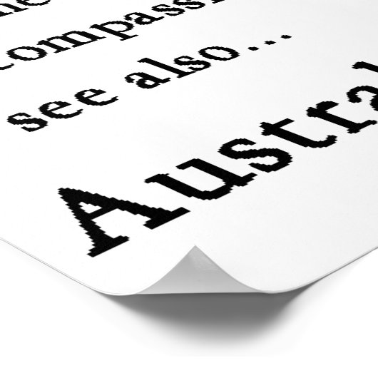 Poster Cadeaux Terrier australien (Coin)