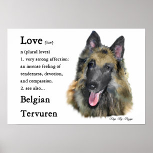 Poster Cadeaux Tervuren belge