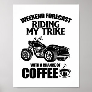 Poster Cadeaux triés Triker motocyclette trikes dit