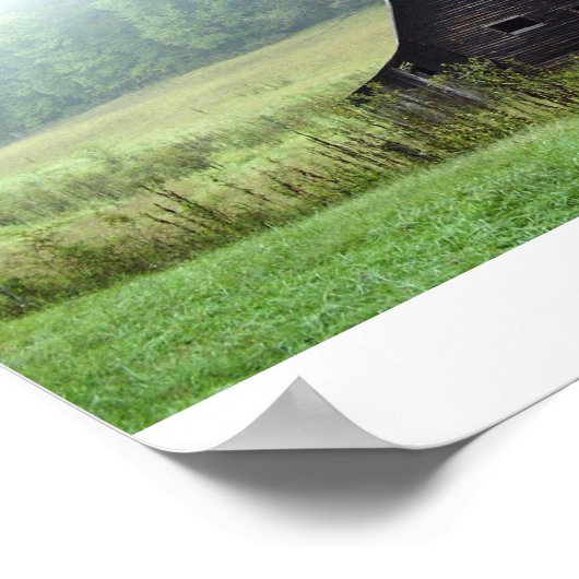 Poster Cades Cove Barn (Coin)