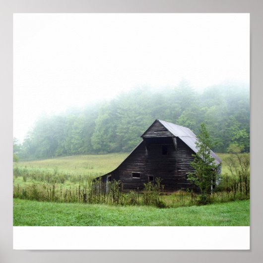 Poster Cades Cove Barn (Devant)