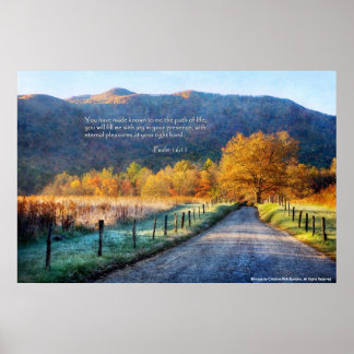 Poster - Cades Cove - Weg van leven