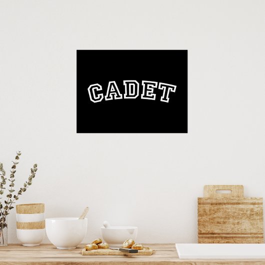 POSTER CADET (Cuisine)