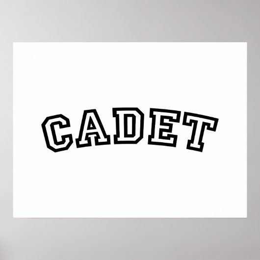 POSTER CADET (Devant)