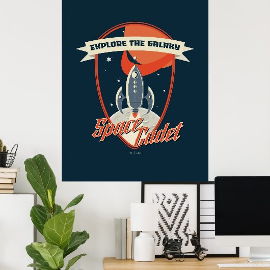 Poster Cadet spatial (Bureau à domicile)