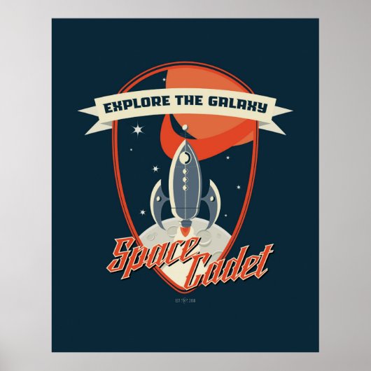 Poster Cadet spatial (Devant)
