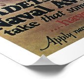 Poster Cadets de l'aviation navale (Coin)