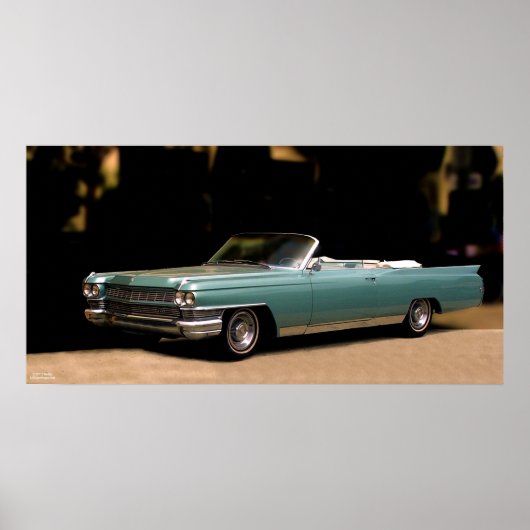 POSTER CADILLAC CLASSIQUE CONVERTIBLE (Devant)