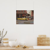 Poster Cadillac jaune 2012 (Cuisine)