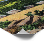 Poster Cadillac Mt Summit Vue du port de Bar 2 (Coin)