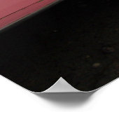 Poster Cadillac rose (Coin)