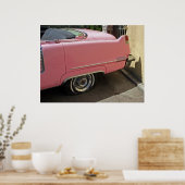 Poster Cadillac rose (Cuisine)