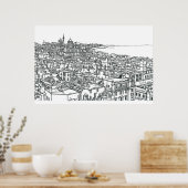 Poster Cadix Espagne (Cuisine)