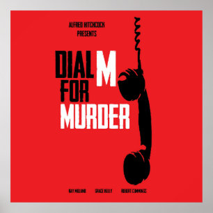Poster Cadran M pour le meurtre - Alfred Hitchcock
