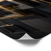 Poster Cadre architectural infini (Coin)