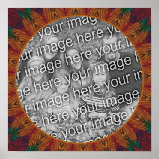 Poster Cadre d'art Abstrait de la nature Créez votre prop (Devant)