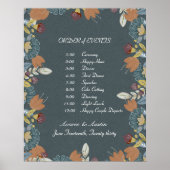 Poster Cadre d'art populaire en bleu Brown (Devant)