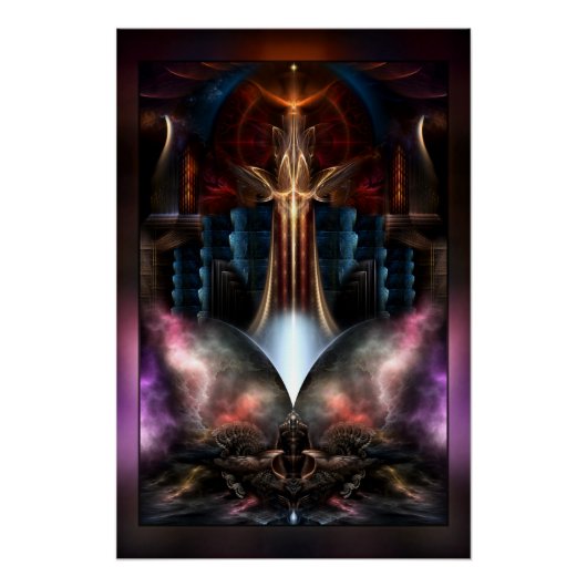 Poster Cadre de bordure Trilicon (Devant)