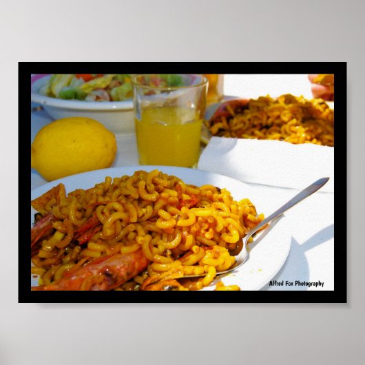 Poster Cadre de cuisine espagnole (Devant)