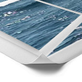 Poster Cadre de fenêtre avec Queue de baleine (Coin)