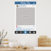 Poster Cadre de fête pour borne photo de fête avec affich (Cuisine)